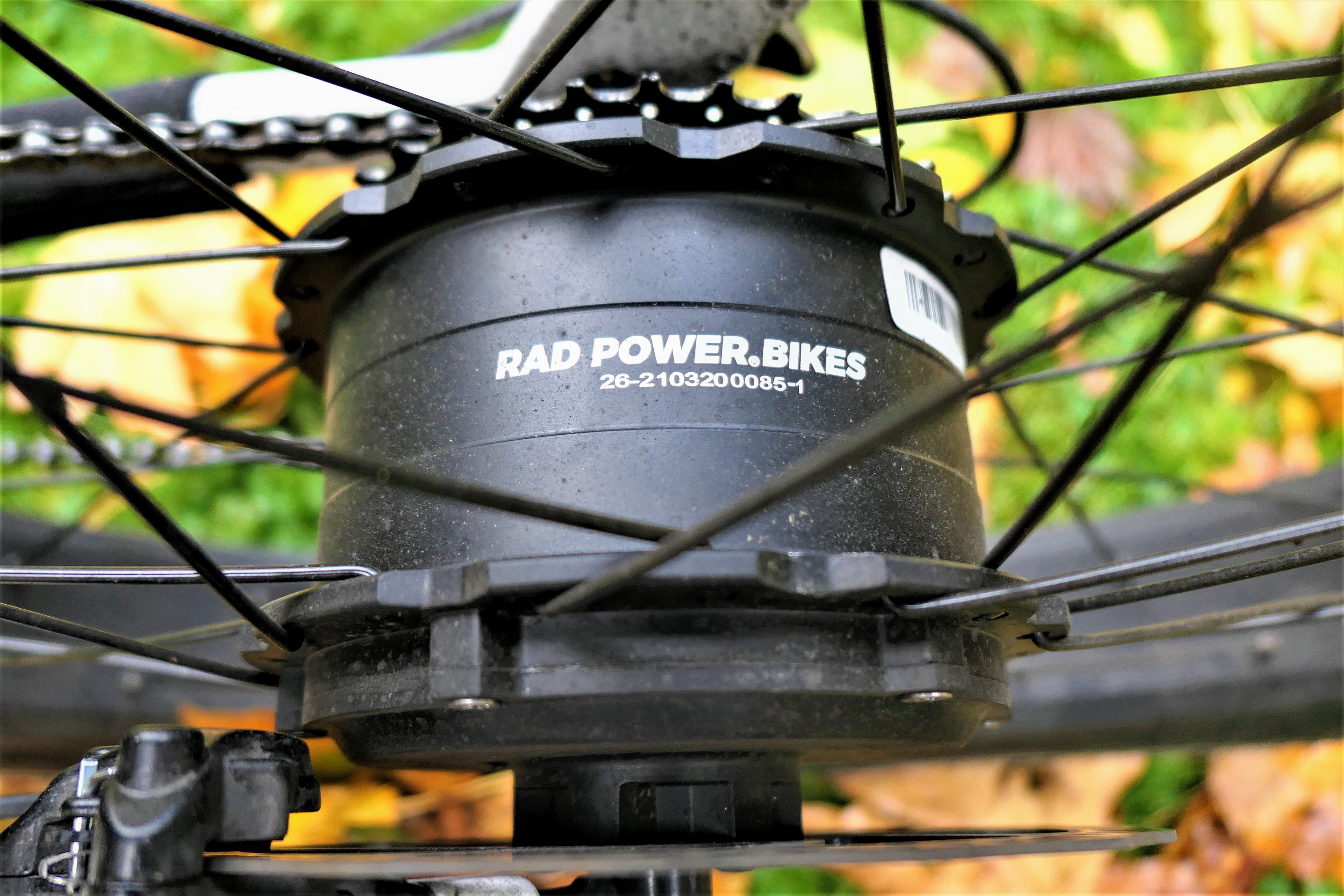 Hub motor on RadRover 